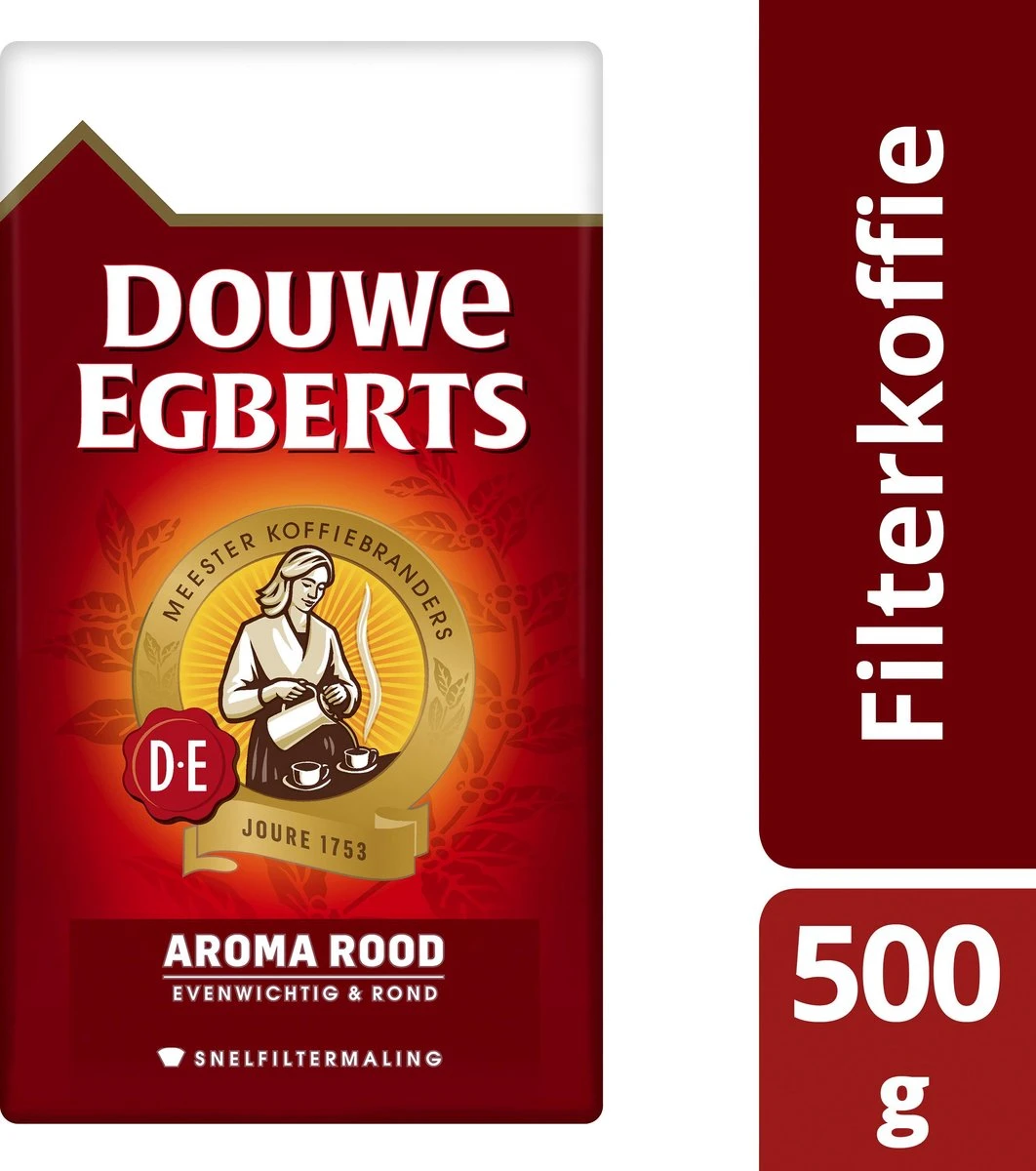 Douwe Egberts - Aroma Rood Snelfilter - 500g - Image 2