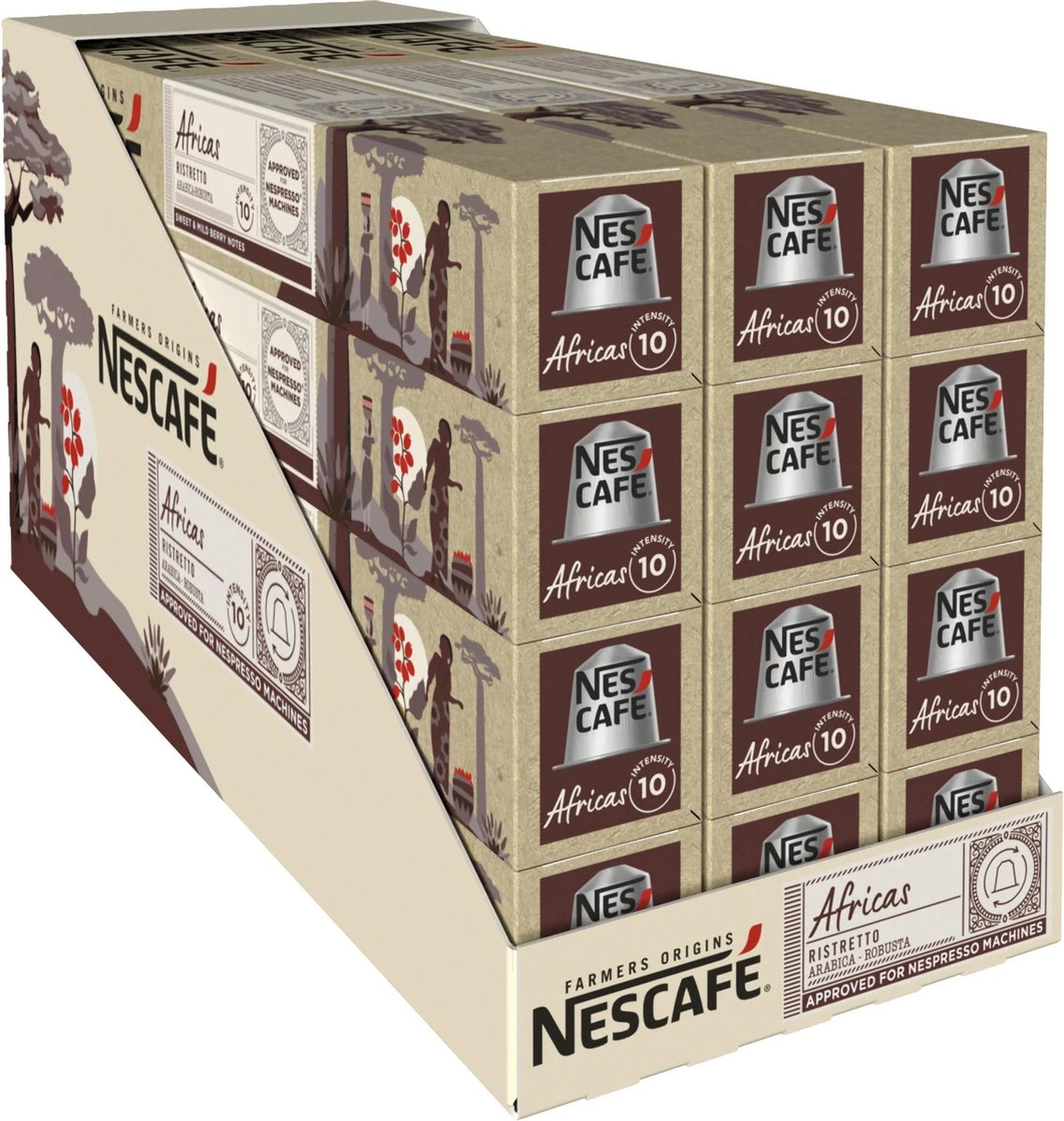 Nescafé Farmers Origins Africas Ristretto Capsules - 120 Koffiecups
