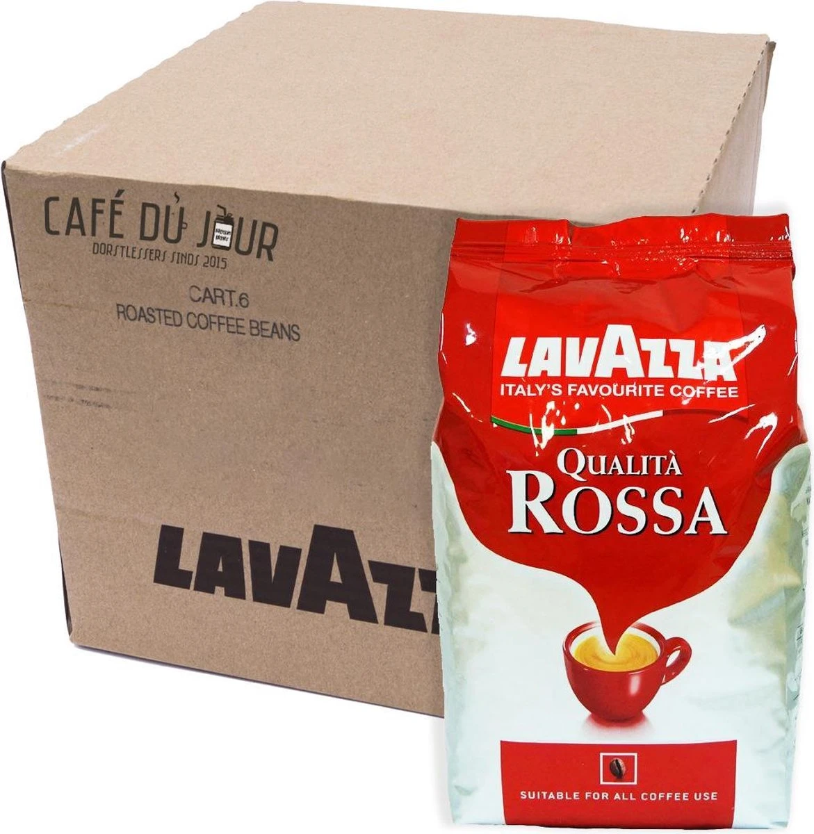 Lavazza Qualita Rossa Koffiebonen - 6x1KG - Image 2