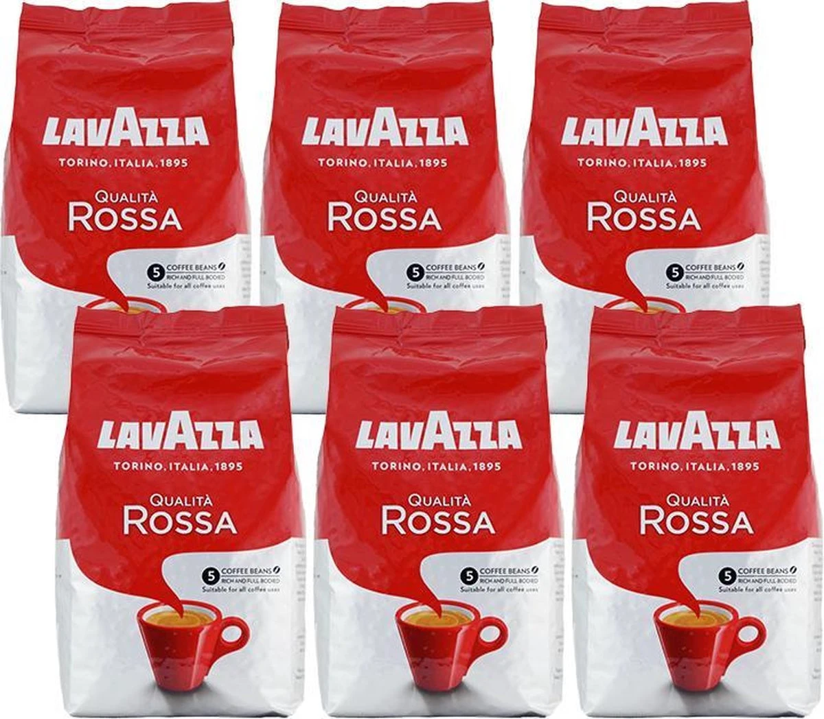 Lavazza Qualita Rossa Koffiebonen - 6x1KG - Image 4