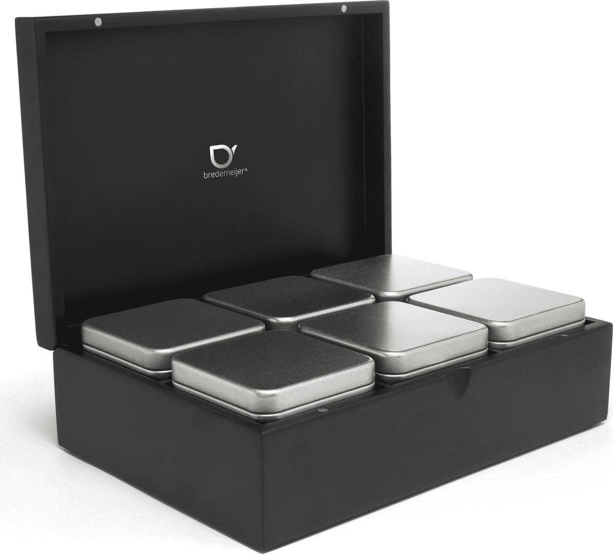 Bredemeijer - Theedoos 6 Blikjes Zwart - Afbeelding 5