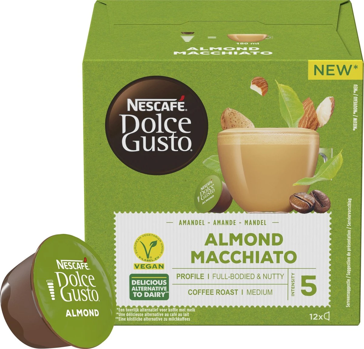 Nescafé Dolce Gusto Almond Macchiato Capsules - Vegan Koffie - 36 Koffiecups - Image 5
