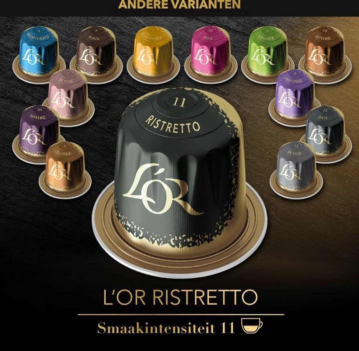 L'OR Espresso Ristretto Koffiecups - Intensiteit 11/12 - 10 X 20 Capsules - Image 14