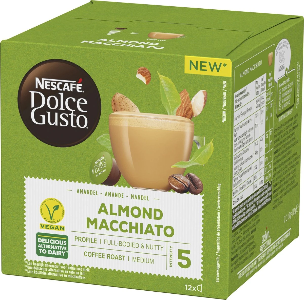 Nescafé Dolce Gusto Almond Macchiato Capsules - Vegan Koffie - 36 Koffiecups - Image 3