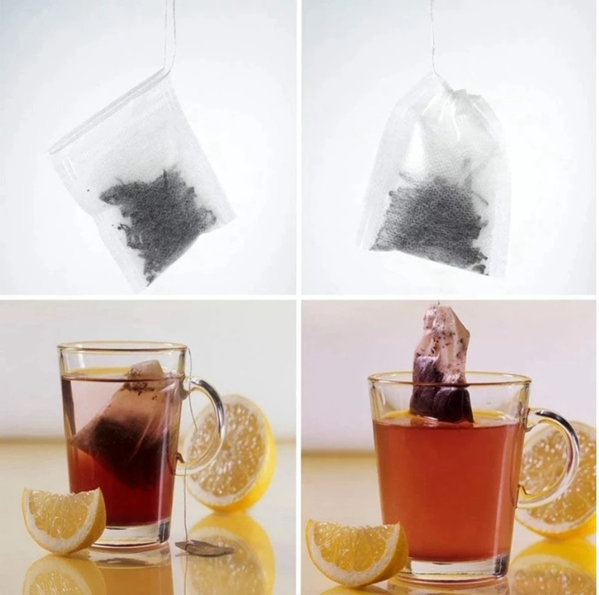 Lege Theezakjes Voor Losse Thee 200 Stuks 5 X 7 Cm - Biologisch Afbreekbaar En Recyclebaar - Afbeelding 3