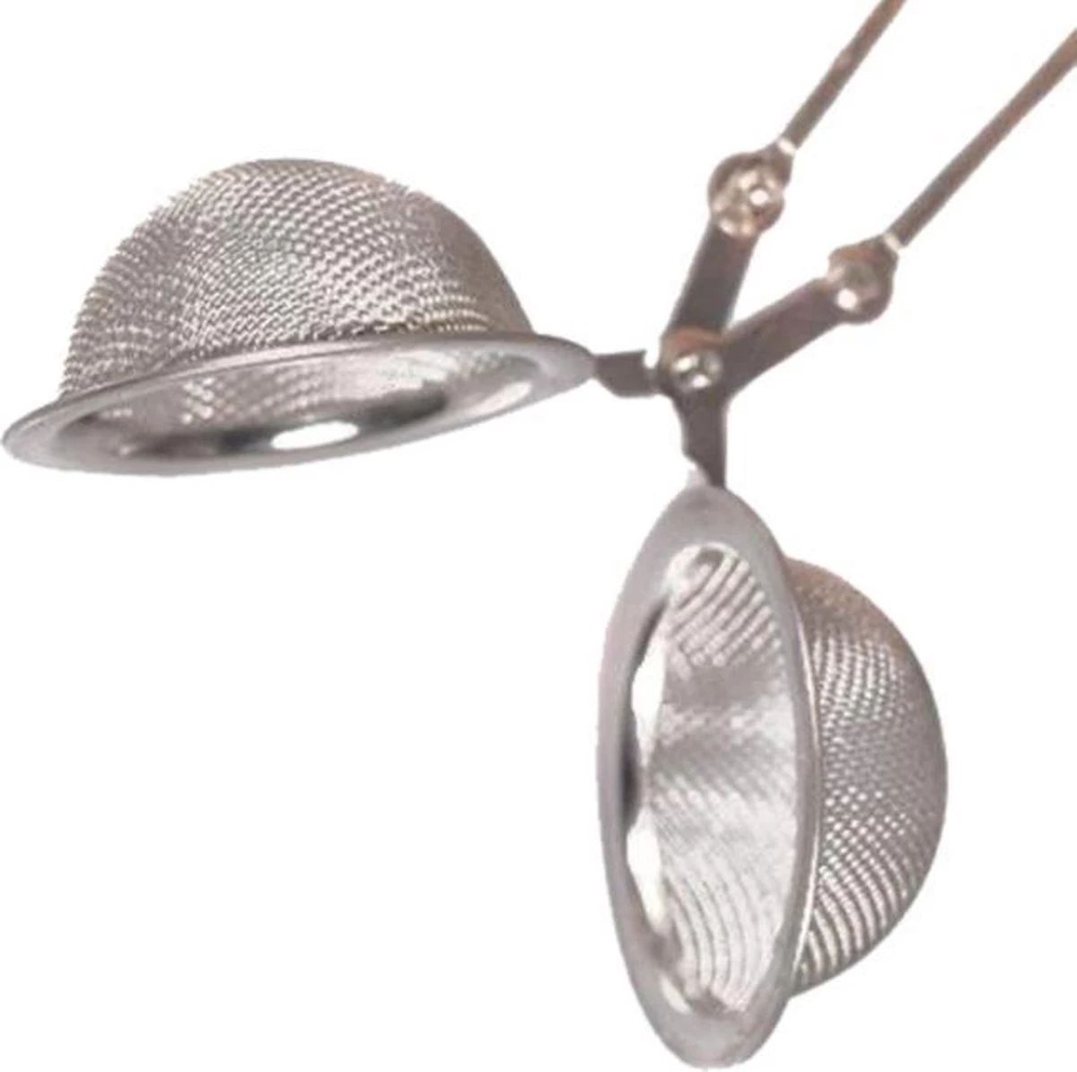 Merkloos 1 Stuk - Theezeef - RVS - Thee-ei - Kruidenbol - RVS - Theezeefje Voor Losse Thee - Thee Bal - Lengte 16cm - Diameter 4.5cm - Thee Zeef - Image 2