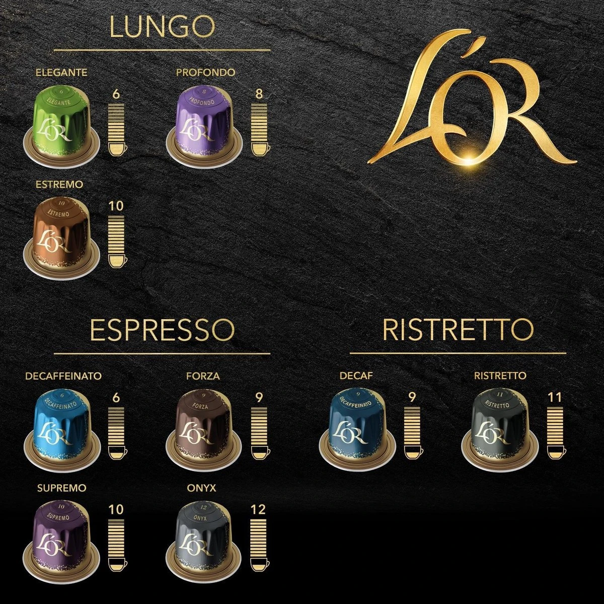 L'OR Espresso Ristretto Koffiecups - Intensiteit 11/12 - 10 X 20 Capsules - Image 5