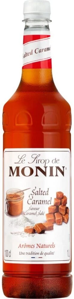 Monin Salted Caramel 1 Liter Fles Koffie Siroop