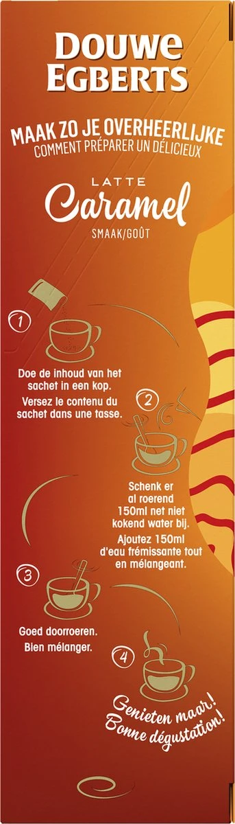 Douwe Egberts Verwenkoffie Latte Caramel Oploskoffie - 5 X 8 Zakjes - Image 8
