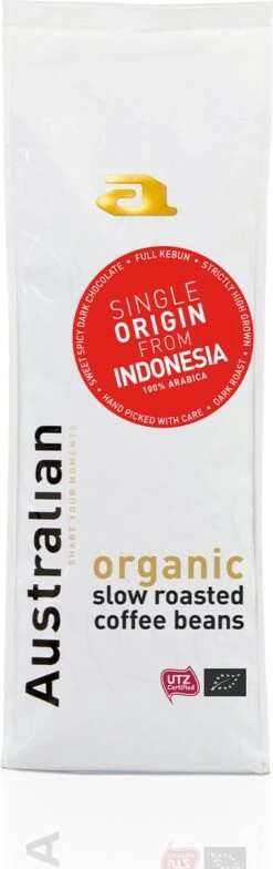 Australian Single Origin Gayo Koffiebonen - 4 X 750 Gram - UTZ Organic