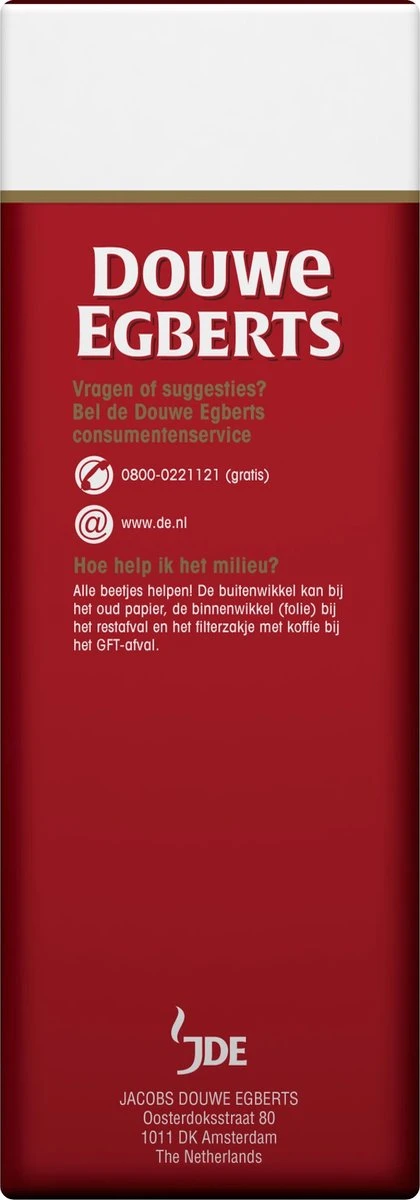 Douwe Egberts Aroma Rood Donker Filterkoffie - 6 X 500 Gram - Image 3