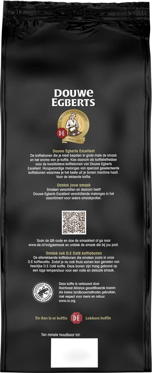 Douwe Egberts Excellent Gold Koffiebonen - 5/9 Intensiteit - 4 X 1kg - Image 3