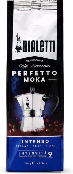 Bialetti Perfetto Moka Intenso Gemalen Koffie - 250 Gram