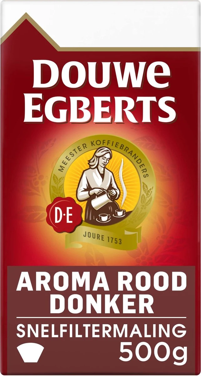 Douwe Egberts Aroma Rood Donker Filterkoffie - 6 X 500 Gram - Image 8