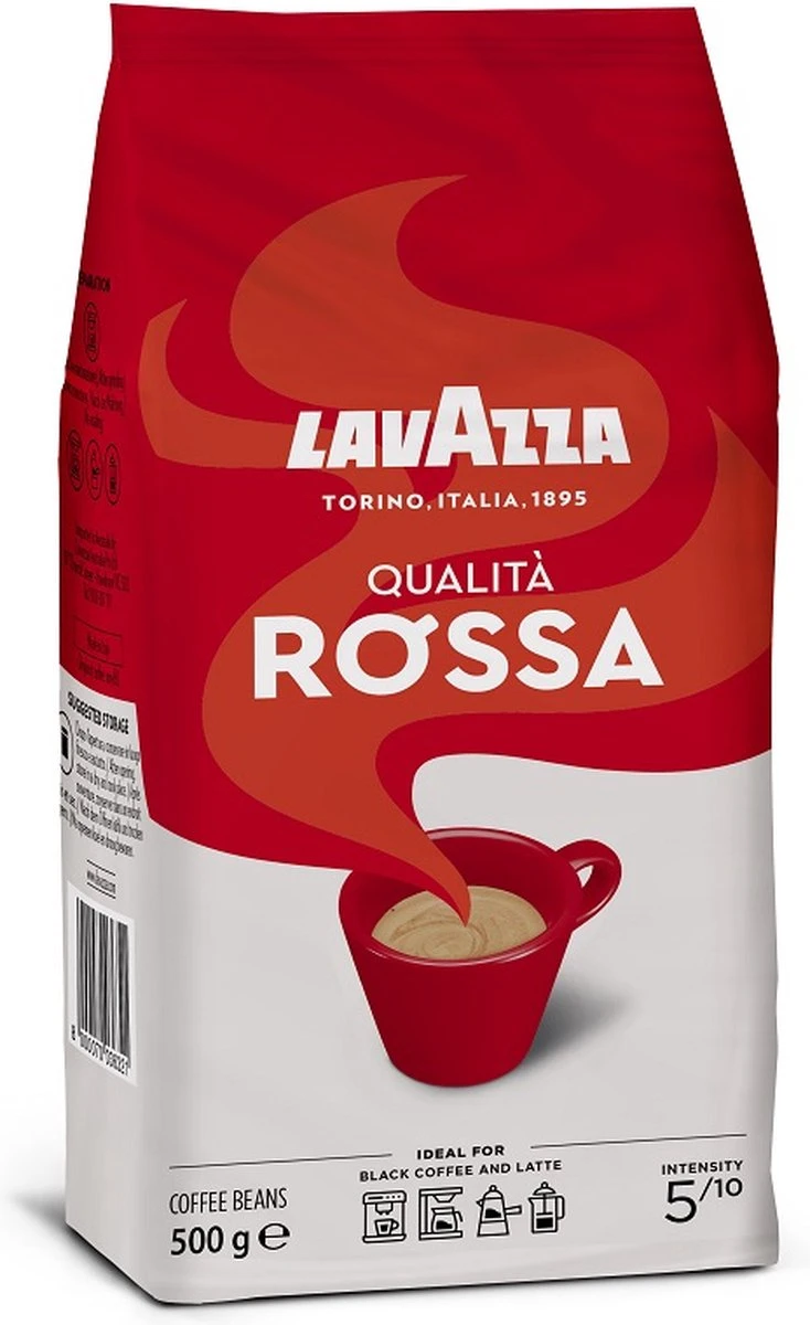 Lavazza Qualita Rossa Koffiebonen - 500 Gram X4 - Afbeelding 3