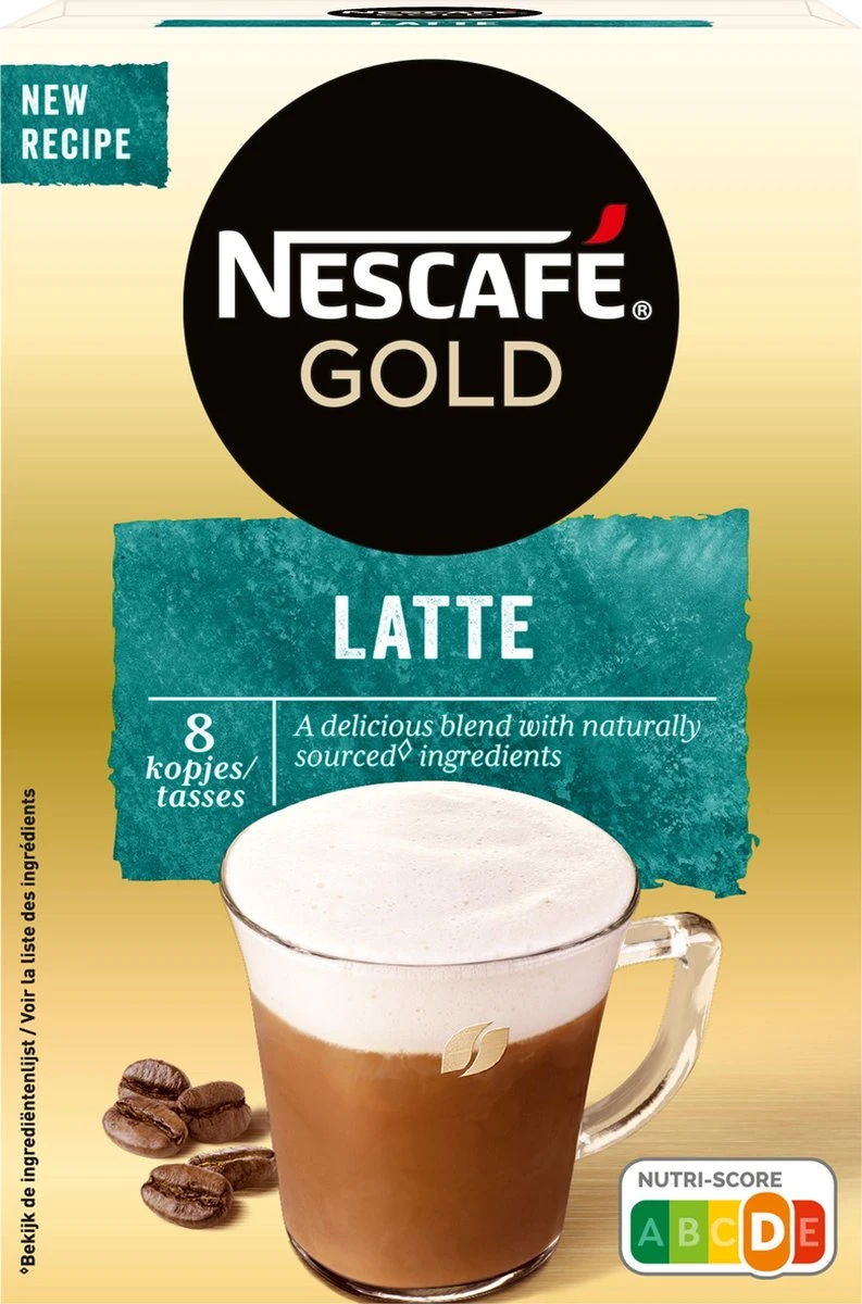 Nescafé Gold Latte Macchiato Oploskoffie - 6 Doosjes à 8 Zakjes - Image 2