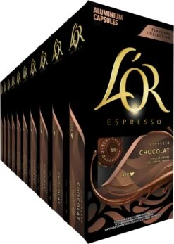 L'OR Espresso Chocolat Koffiecups - 10 X 10 Capsules