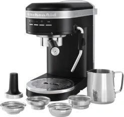 KitchenAid Espressomachine 5KES6503EBK VULKAANZWART