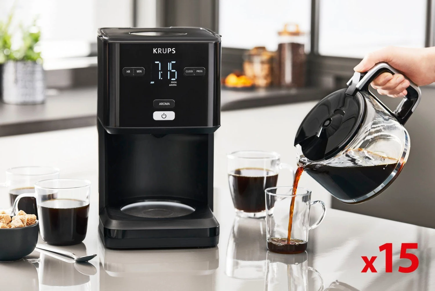 Krups Filterkoffieapparaat KM6008 Smart'n Light - Afbeelding 7