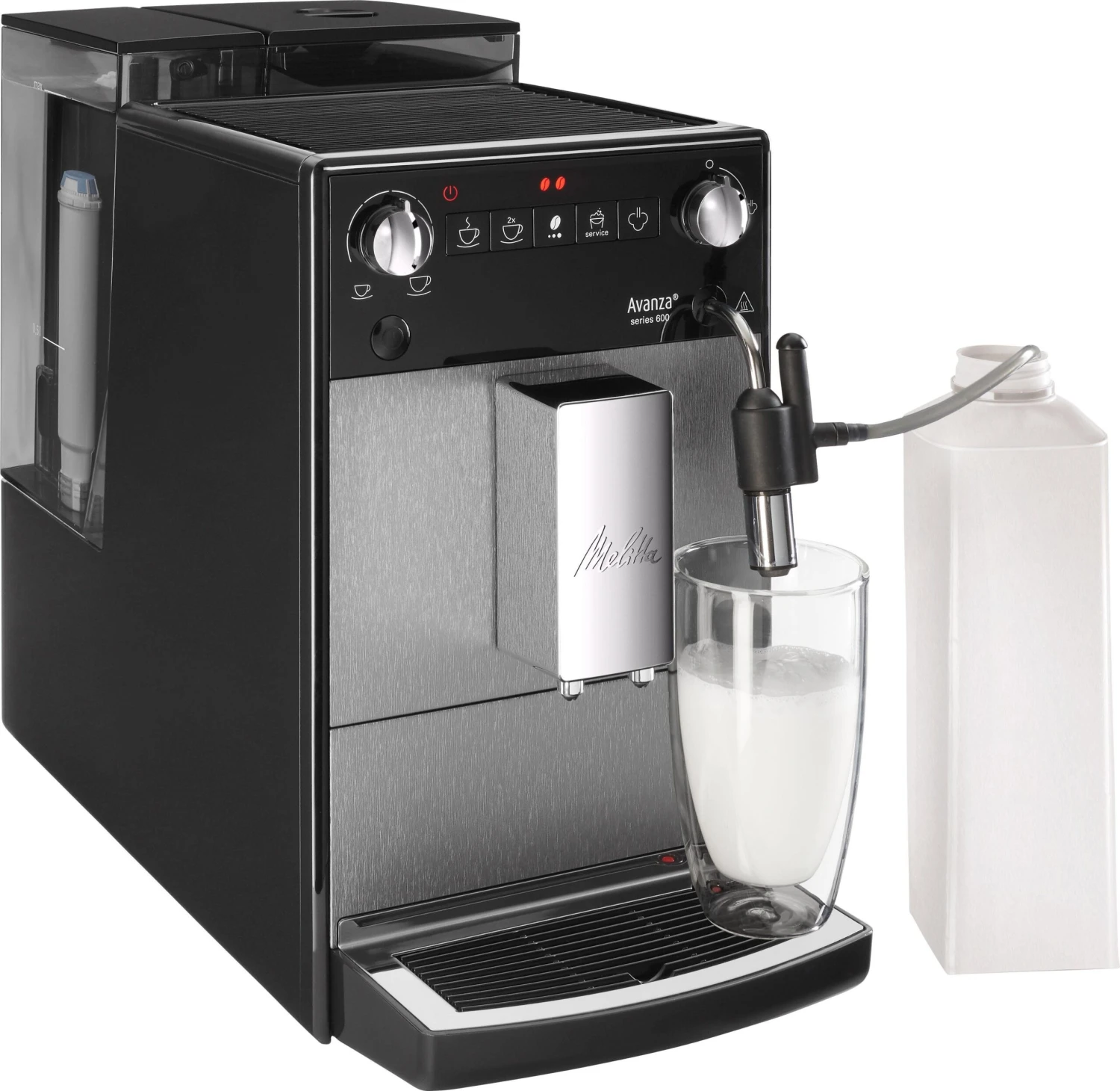 Melitta Volautomatisch Koffiezetapparaat Avanza® F270-100 Mystic Titan, Compact, Maar XL Waterreservoir & XL Bonenreservoir, Met Melkschuim-systeem - Afbeelding 12