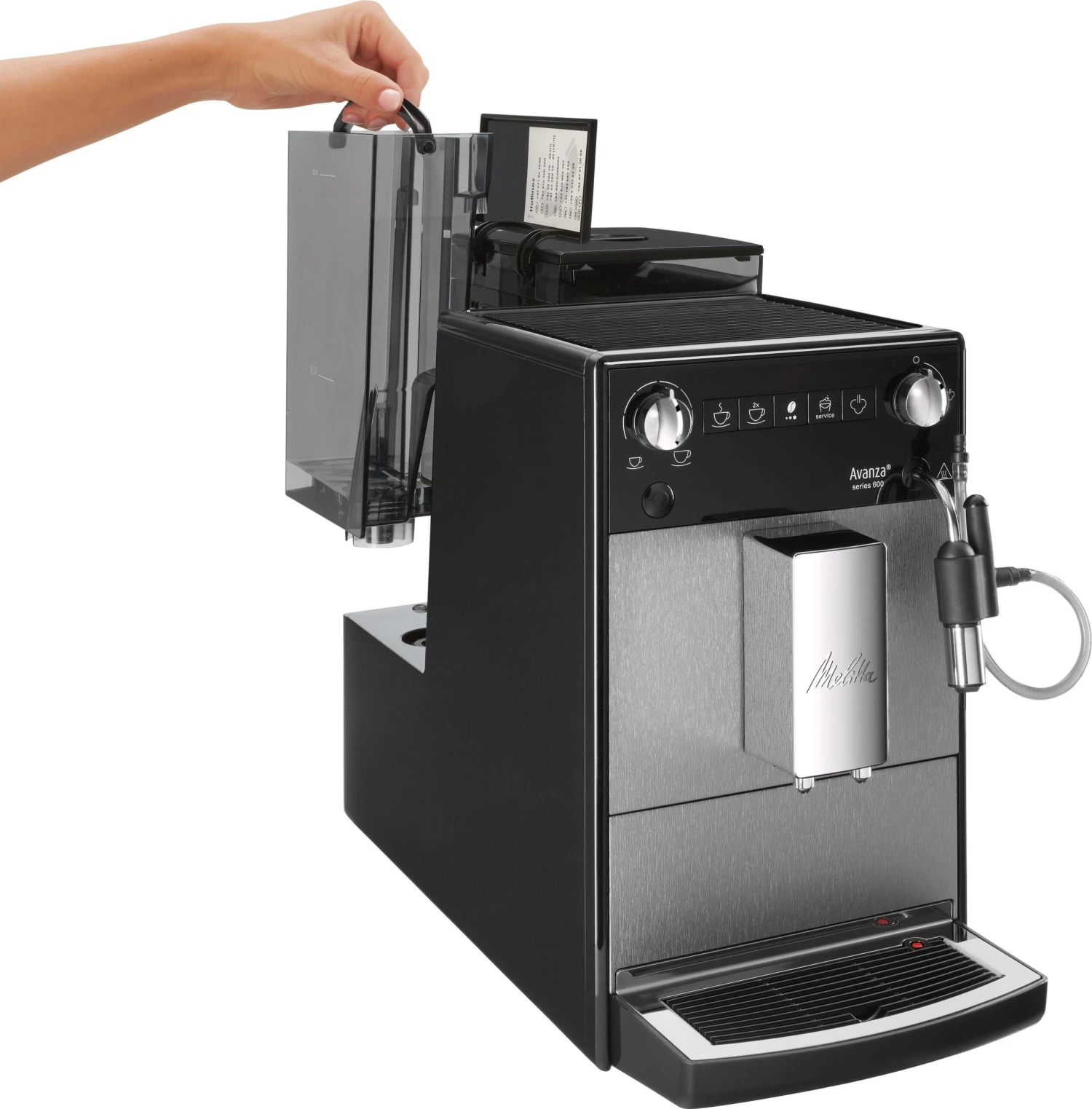 Melitta Volautomatisch Koffiezetapparaat Avanza® F270-100 Mystic Titan, Compact, Maar XL Waterreservoir & XL Bonenreservoir, Met Melkschuim-systeem - Afbeelding 15