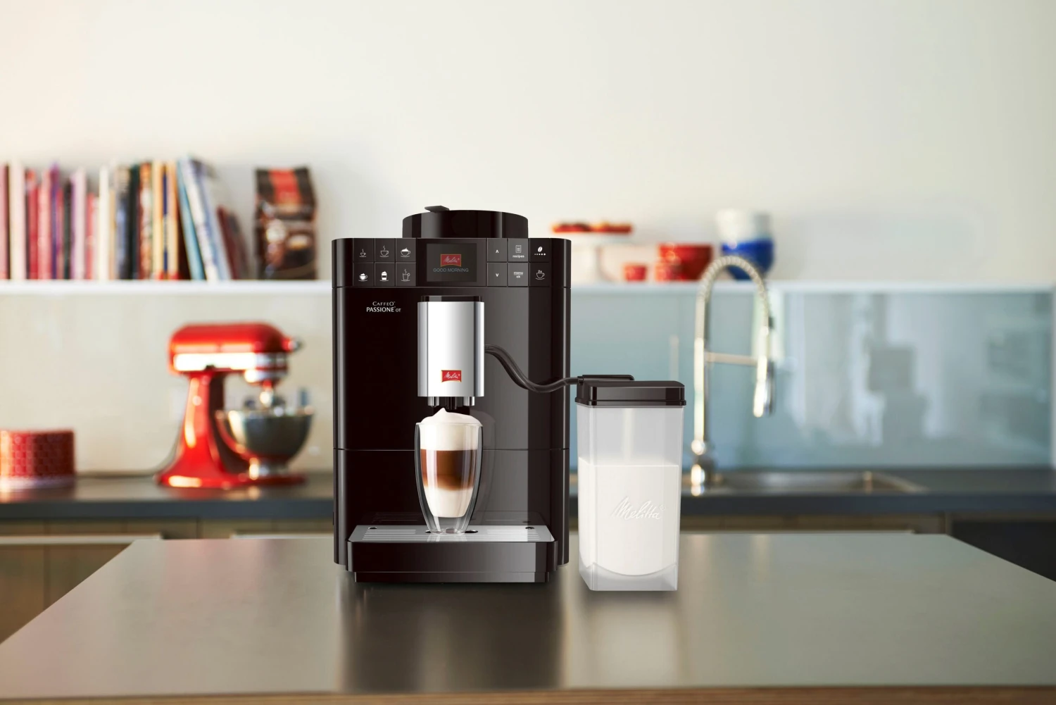 Melitta Volautomatisch Koffiezetapparaat Passione® One Touch F53/1-102, Zwart, One-touch-functie, Per Kopje Precies De Juiste Hoeveelheid Versgemalen Bonen - Afbeelding 10